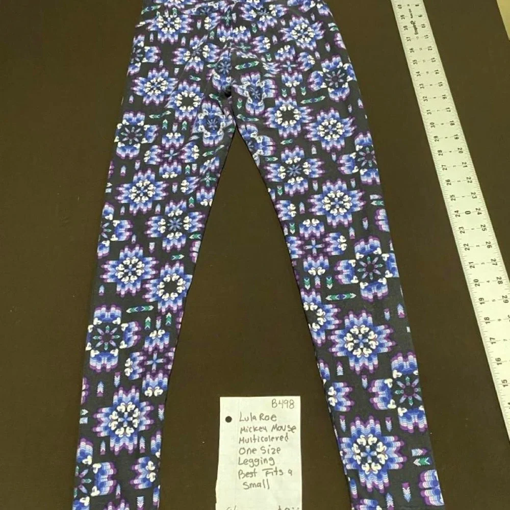 LulaRoe leggings multicolor legging one size best fits à teen (14-16). SKU-B498